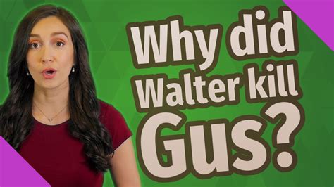 why did walter kill gus|why did gus fire walt.